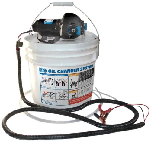 17850-1012 – JABSCO Oil Change Pump, 12 Volt DC Electrically Operated With Integral Power Switch 2 Amp Plastic Bucket...